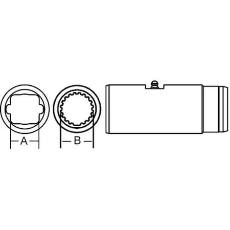 Aftermarket Slip Sleeve w Grease Groove A-501-3500-AI